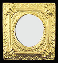 Dollhouse Miniature Mirrored Frame